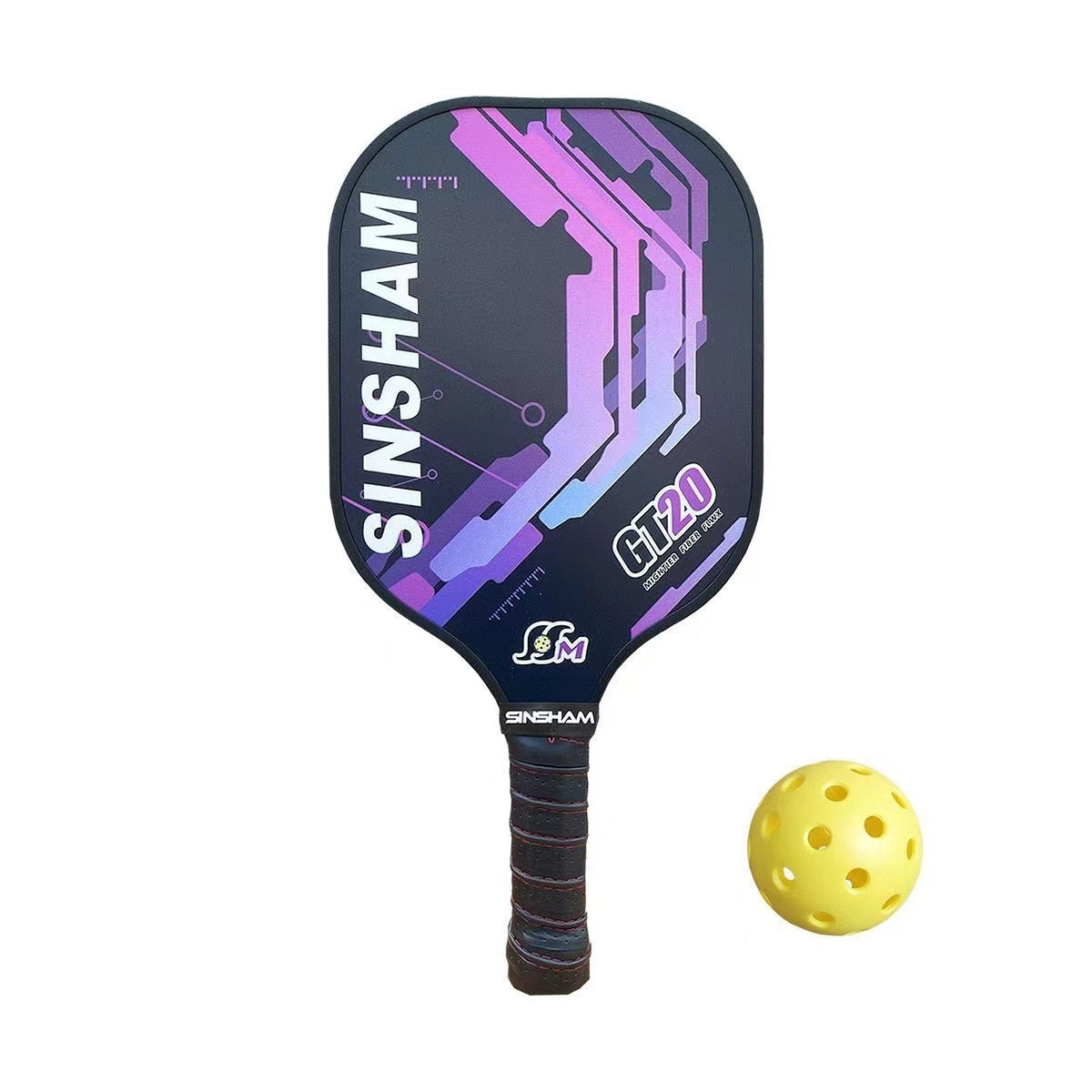 Pickleball Paddles Set-Graphite Carbon Fiber Lightweight High Hardness,Indoor and Outdoor Exercise,for Training Purple1 Sporting Goods > Outdoor Recreation > Outdoor Games > Pickleball > Pickleball Paddles 78.98 EZYSELLA SHOP