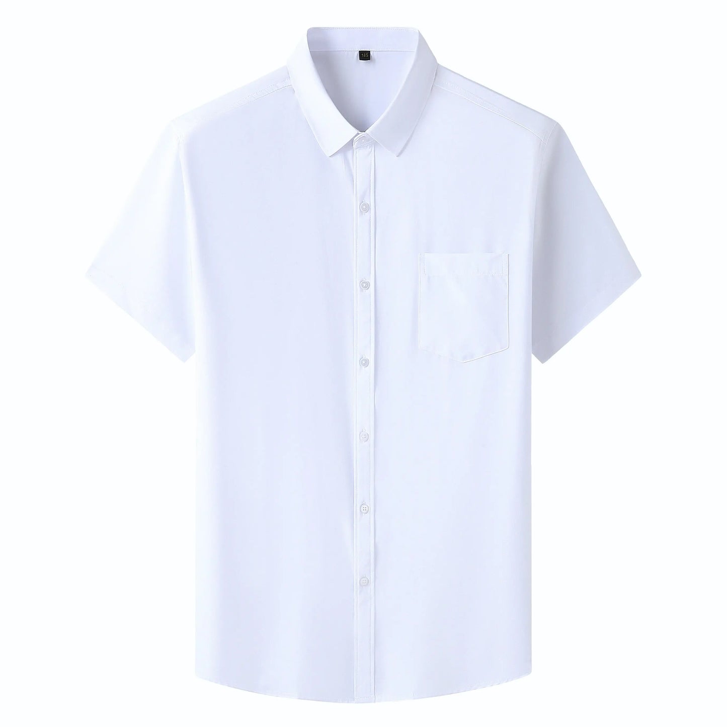 Plus Size 6XL 8XL10XL Men White Stretch Shirts Sleeve Shirt Business  Apparel & Accessories > Clothing > Shirts & Tops 58.96 EZYSELLA SHOP
