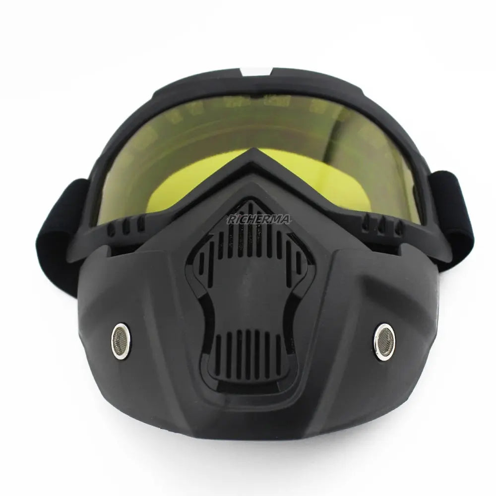 Protective Motorcycle Face Mask With Goggles Removable Biker Helmet  Business & Industrial > Work Safety Protective Gear > Protective Masks 63.48 EZYSELLA SHOP