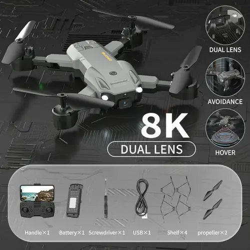 Q6 Drone 8k Profesional 5g Wifi Mini Drones With Camera Hd 4k Aerial RedBundle1 Toys & Games > Toys > Remote Control Toys > Remote Control Planes 201.48 EZYSELLA SHOP