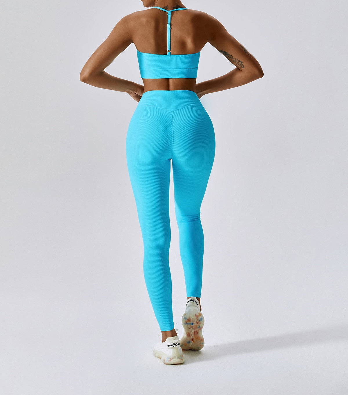 Ribbed Yoga Set Sportswear Women Suit For Fitness Clothing Sports Suit Workout Clothes Tracksuit Sports Outfit Gym Clothing Wear   71.99 EZYSELLA SHOP