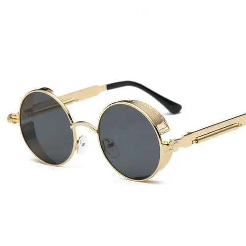 Round Metal Sunglasses Steampunk Men Women Fashion Glasses Brand OtherPurple Apparel & Accessories > Clothing Accessories > Sunglasses 52.34 EZYSELLA SHOP