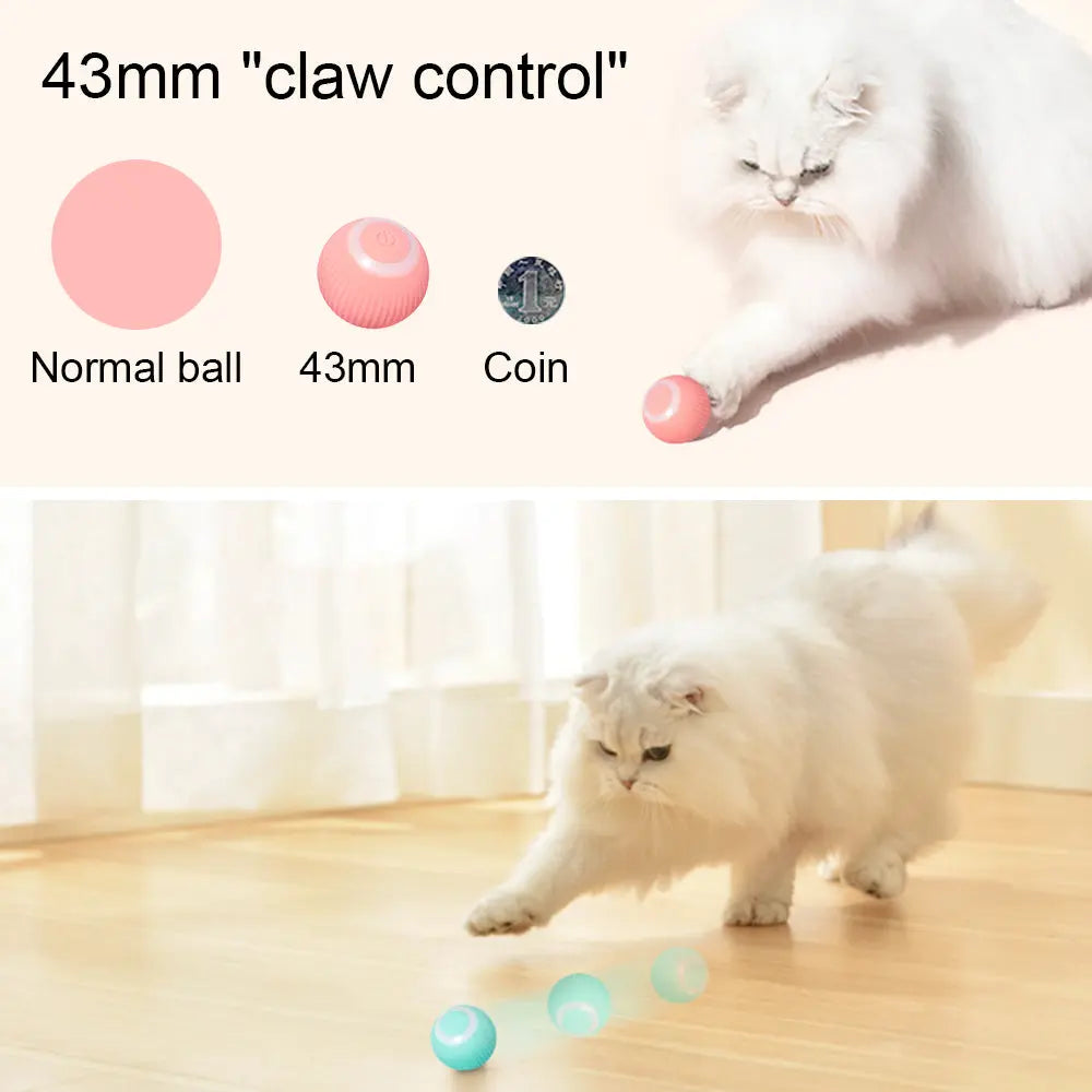 Smart Cat Rolling Ball Toys Rechargeable Cat Toys Ball Motion Ball  Animals & Pet Supplies > Pet Supplies > Cat Supplies > Cat Toys 27.99 EZYSELLA SHOP