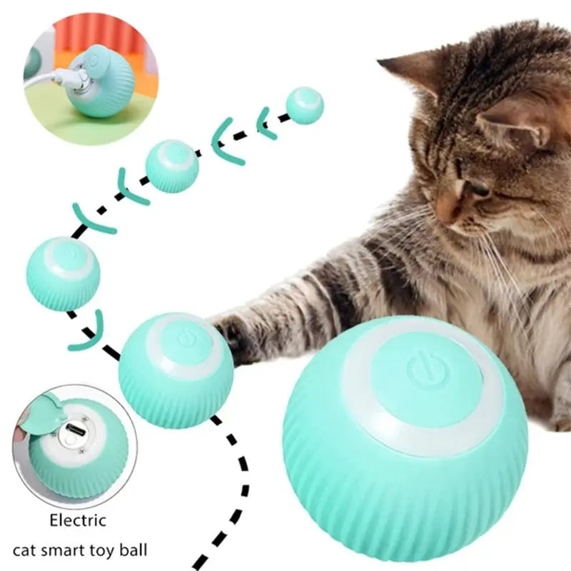 Smart Cat Toys Automatic Rolling Ball Electric Cat Toys Interactive  Animals & Pet Supplies > Pet Supplies > Cat Supplies > Cat Toys 32.38 EZYSELLA SHOP