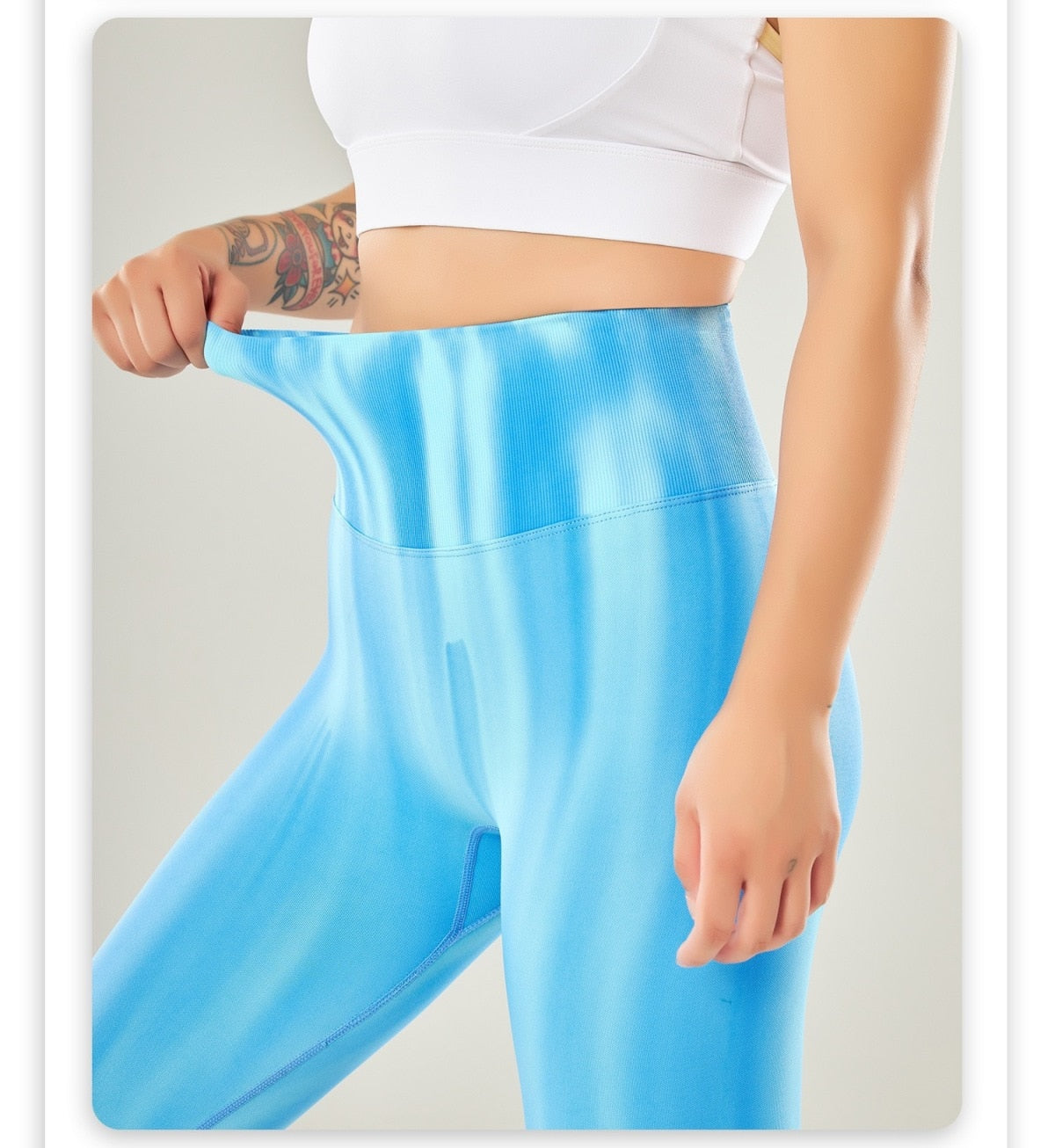 Tie-Dye Aurora Seamless Pants Peach Hip Seamless Women Fitness Leggings High-Waist Breathable Tight Yoga Sports Pants   58.99 EZYSELLA SHOP