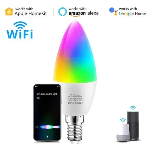 Tuya Smart Life/homekit Smart Wifi Led Light Bulb E14 Gu10 E27 Rgbw BlackBundle3 HomeKit 33.99 EZYSELLA SHOP