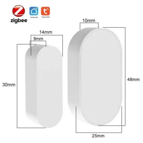 Tuya Zigbee 3.0 Smart Door Sensor Door Open Closed Detectors Security white Tuya 59.99 EZYSELLA SHOP