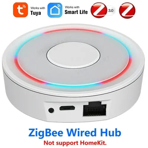 Tuya Zigbee Gateway Hub Smart Home Bridge Zigbee App Remote Control White Homekit 77.99 EZYSELLA SHOP