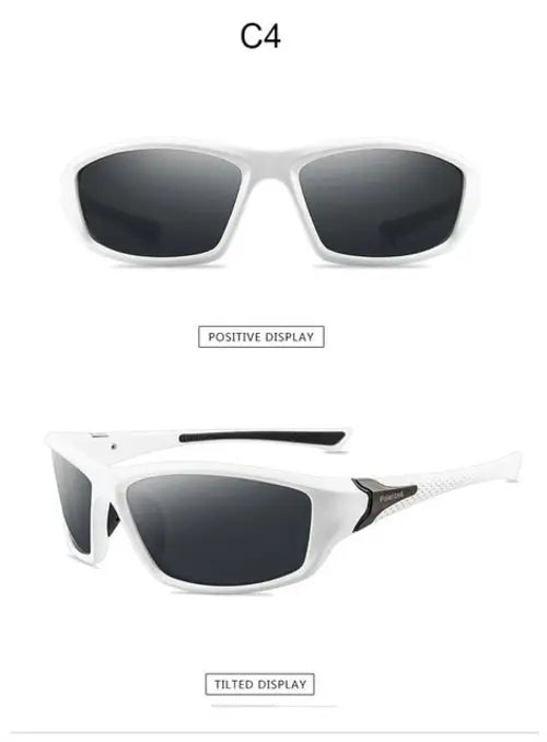 Vintage Mens Polarized Sunglasses Men Outdoor Sports Windproof PalePinkishGreyLightPurple Apparel & Accessories > Clothing Accessories > Sunglasses 34.52 EZYSELLA SHOP