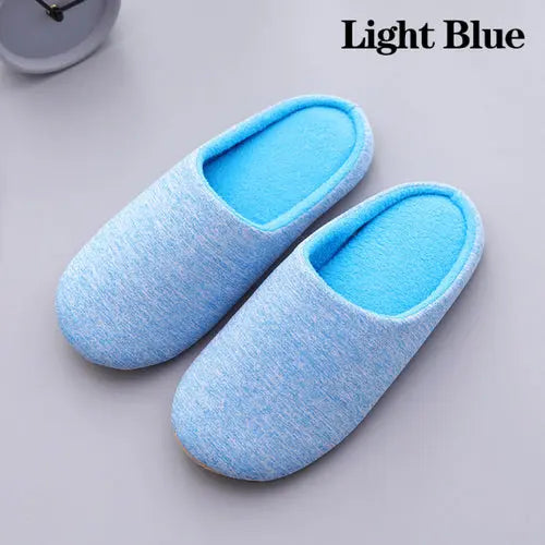 Winter Indoor Women Slippers House Plush Soft Cotton Slippers Non slip Grass-Green35 Apparel & Accessories > Shoes 22.08 EZYSELLA SHOP