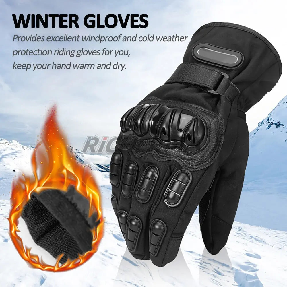Winter Motorcycle Gloves Full Finger Gloves Waterproof Touchscreen  Apparel & Accessories > Clothing Accessories > Gloves & Mittens 67.94 EZYSELLA SHOP