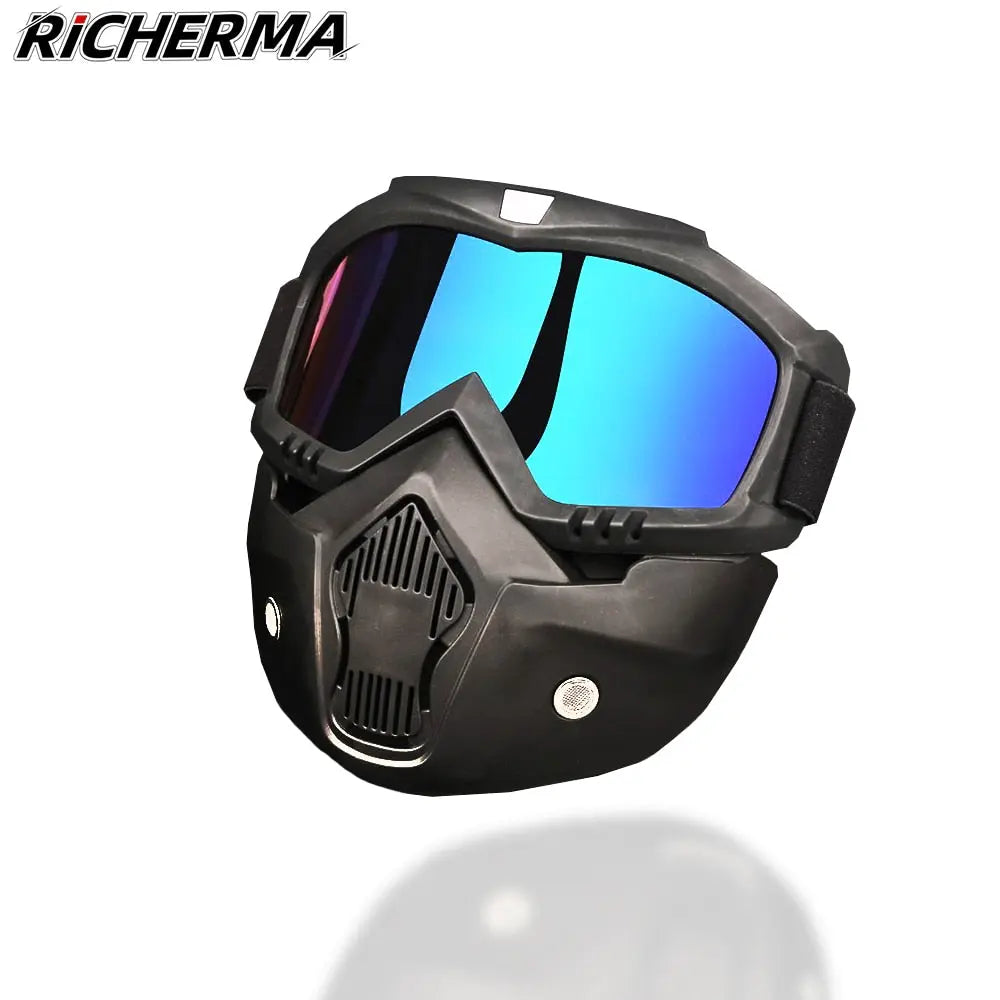 Winter Sport Motocross Glasses With Mouth Mask Removable Motorcycle  Business & Industrial > Work Safety Protective Gear > Protective Masks 65.85 EZYSELLA SHOP