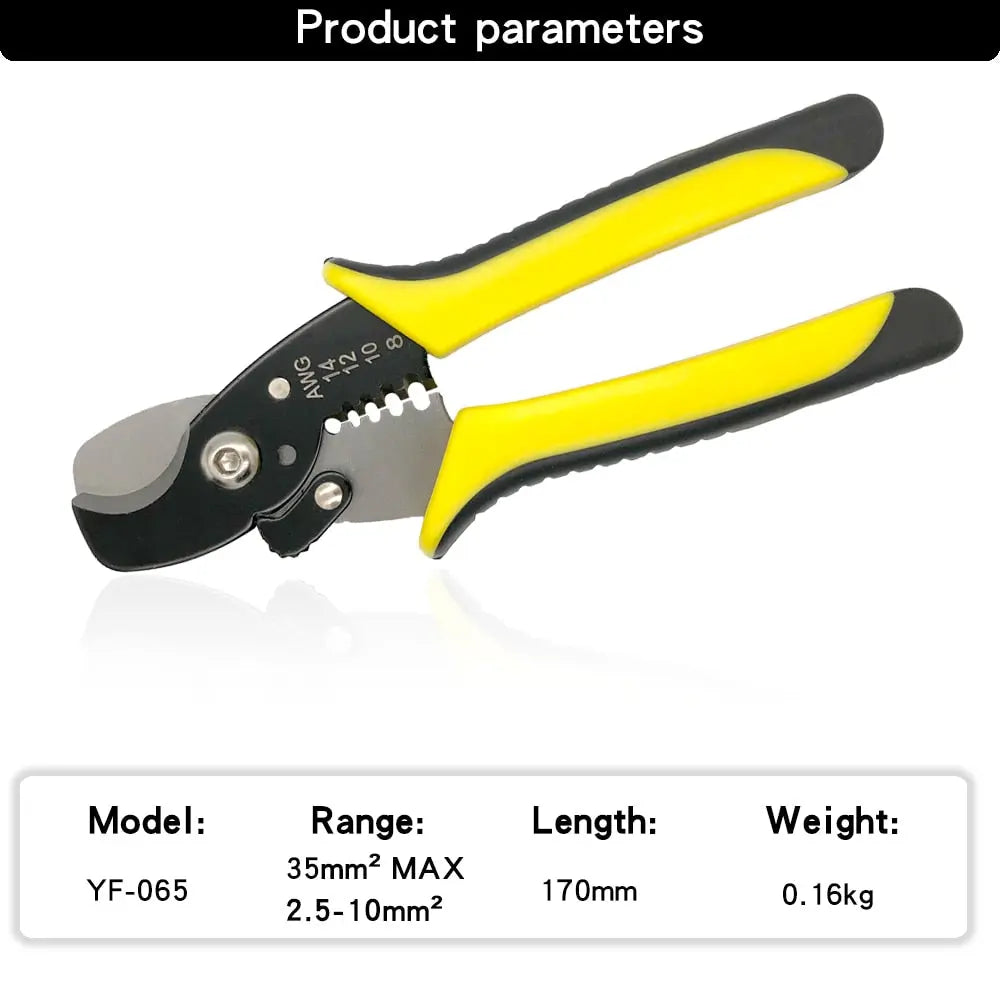 Wire Stripper Pliers HS-1041C YF-065 Automatic Stripping Wire Cutter Cable Electrician Repair Tools YF065 Hardware > Tools 41.99 EZYSELLA SHOP