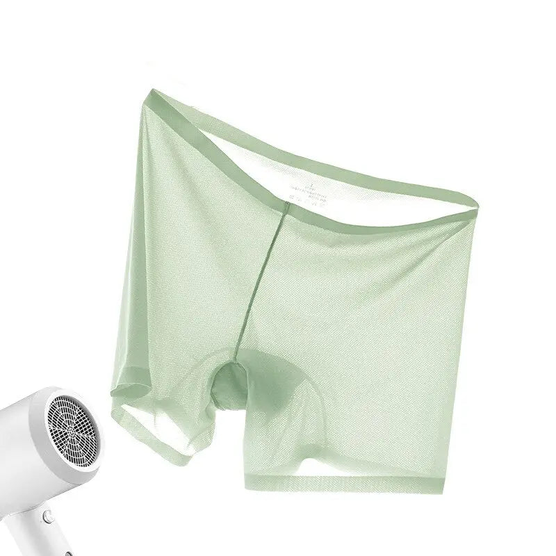 Women Boyshort Summer Safety Short Ice Silk Underpant Seamless Vent  Lingerie & Underwear 21.99 EZYSELLA SHOP