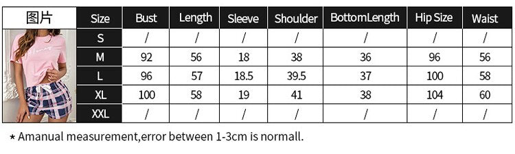 Women Pajama Shorts Suit Print Girl New Spring And Summer Two Pieces High Quality Sexy Lingerie Homewear Set   53.99 EZYSELLA SHOP