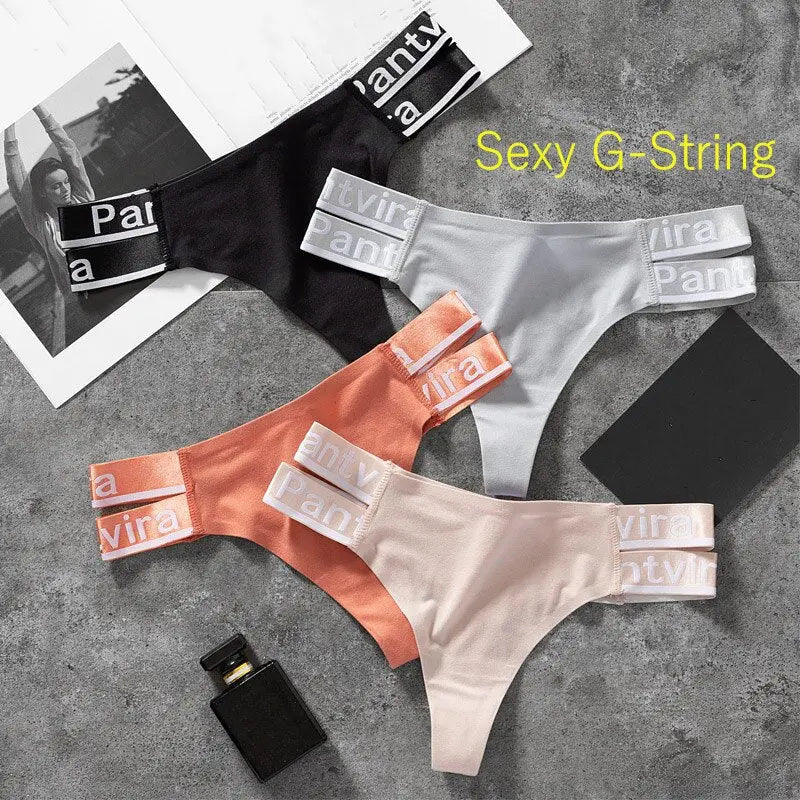 Women Seamless Sexy Thongs Briefs Sports Style Fitness  Lingerie & Underwear 43.84 EZYSELLA SHOP