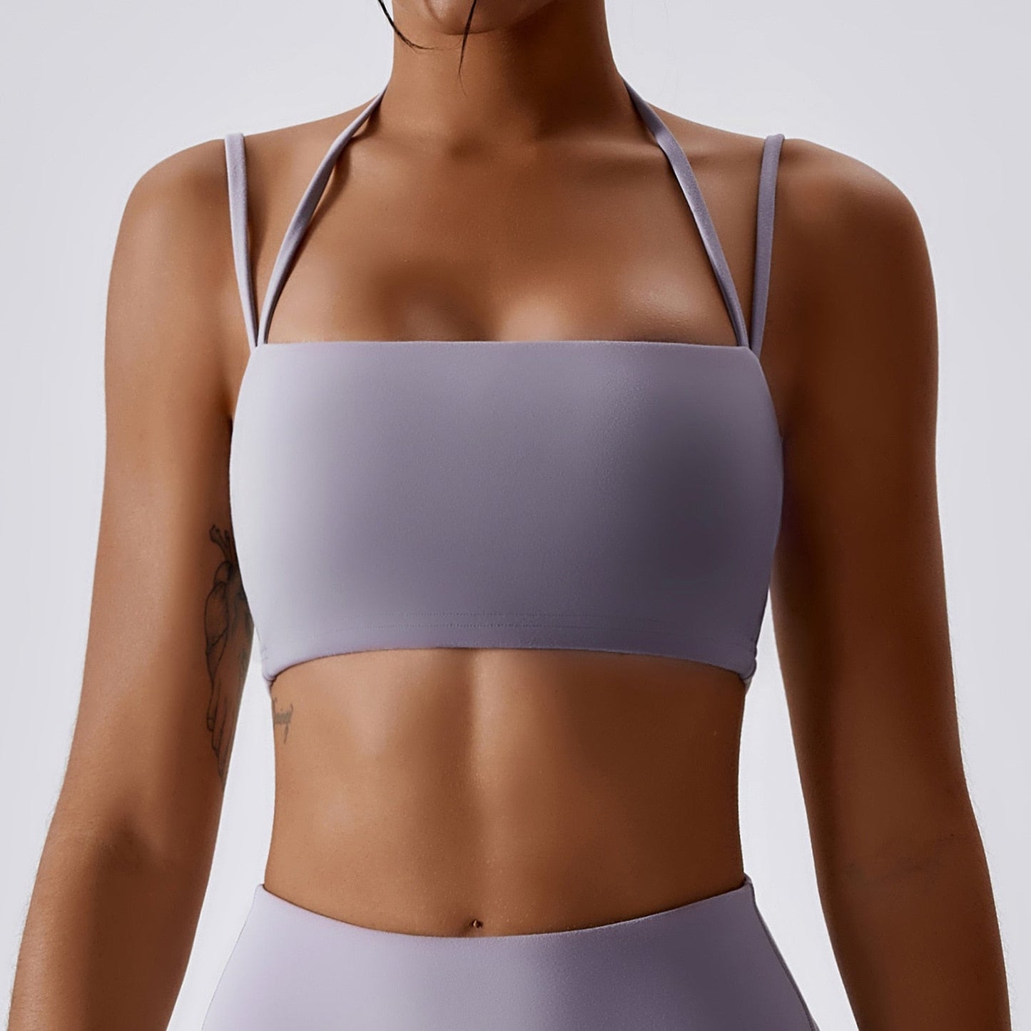 Women's Sports Underwear Gym High Strength Fitness Vest Shockproof Tight Quick-Drying Yoga Bra Outdoor Running Back Yoga Top PurplishgreyChinaXL  59.99 EZYSELLA SHOP