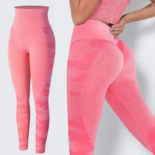 Womens Seamless Scrunch Leggings High Waisted Butt Lifting Legging SPink4 Apparel & Accessories > Clothing > Pants 44.99 EZYSELLA SHOP
