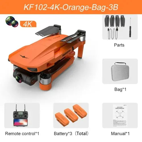 XKJ KF102 GPS Drone 8K HD Camera 2 Axis Gimbal Professional Anti Shake 4kOrangeBag3B Toys & Games > Toys > Remote Control Toys > Remote Control Planes 491.70 EZYSELLA SHOP