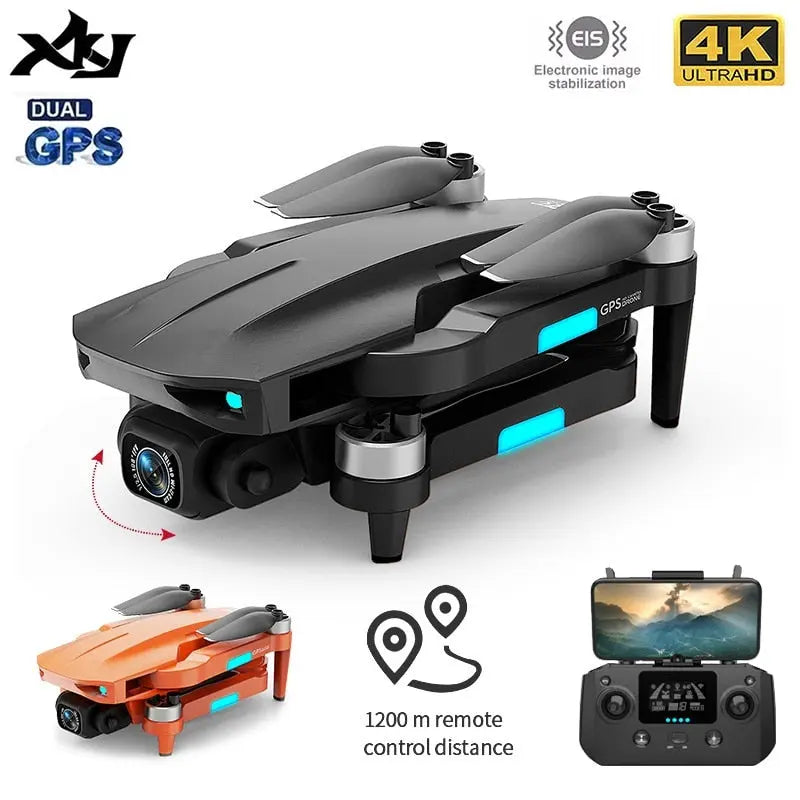 XKJ L700PRO GPS Drone 4K Dual HD Camera Professional Aerial  Other 446.48 EZYSELLA SHOP