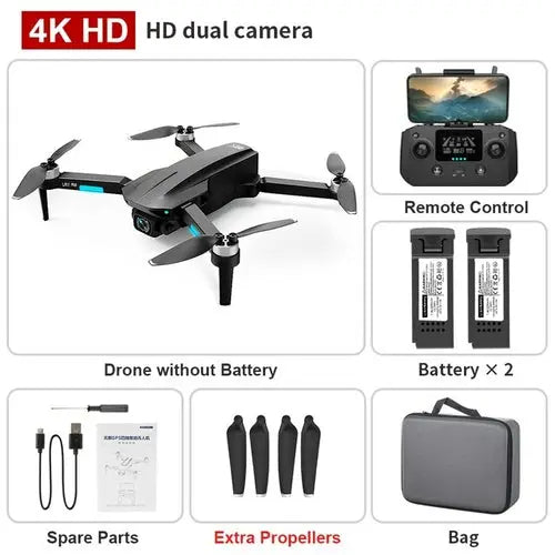 XKJ L700PRO GPS Drone 4K Dual HD Camera Professional Aerial Clear Other 423.57 EZYSELLA SHOP