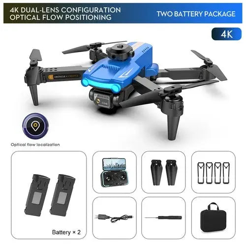 XKJ New XT2 Mini Drone 4K Dual Camera Four Side Obstacle Black Toys & Games > Toys > Remote Control Toys > Remote Control Planes 291.27 EZYSELLA SHOP