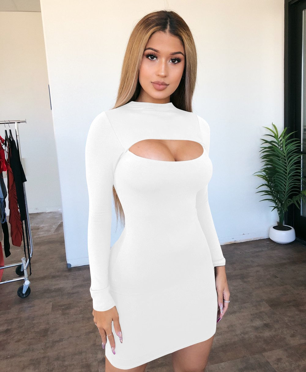 club bodycon clothes hollow out sexy corset mini dress sexy dresses for women WhiteXL Apparel & Accessories > Clothing > Dresses 55.99 EZYSELLA SHOP