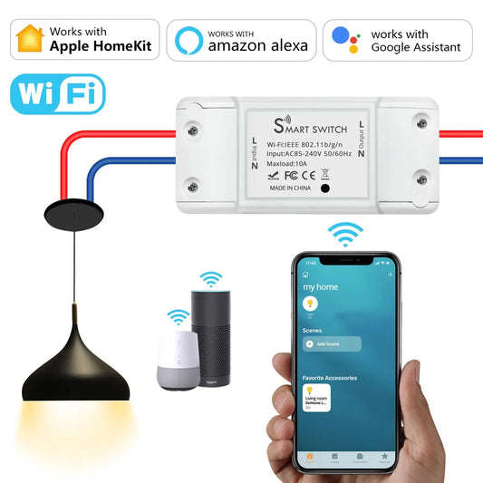 [mfi Certified] Homekit And Tuya Smart Life Breaker Diy Wifi Timing  HomeKit 45.99 EZYSELLA SHOP